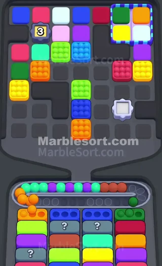 Marble Sort Level 357 Solution 1