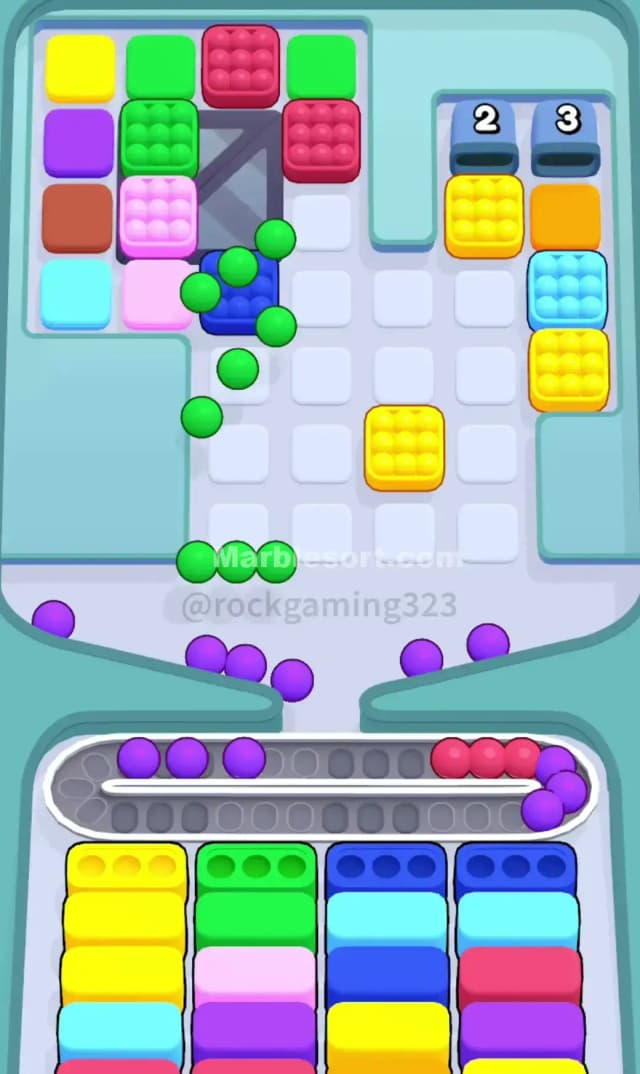Marble Sort Level 198 Solution 1