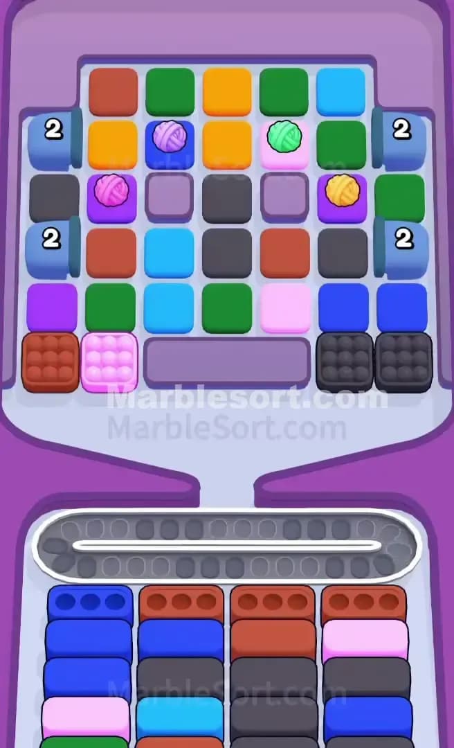 Marble Sort Level 551 Screenshot