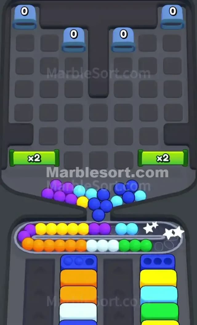 Marble Sort Level 580 Solution 3