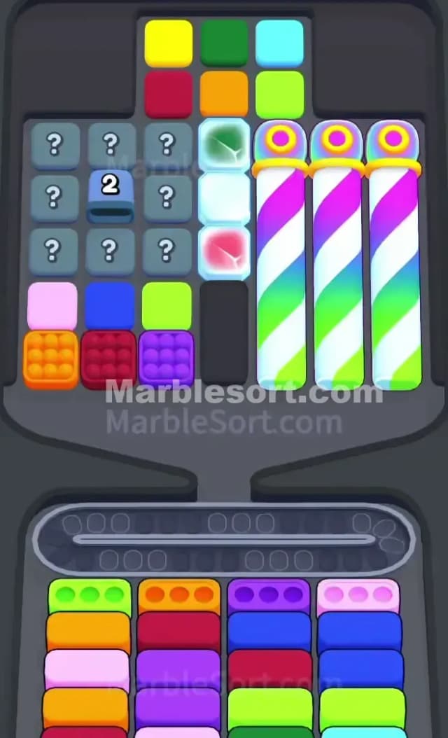 Marble Sort Level 347 Gameplay