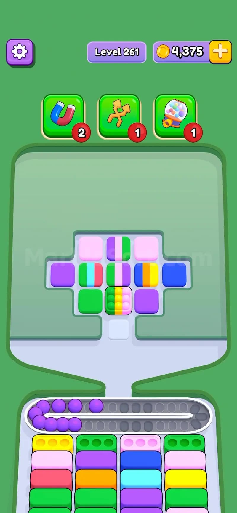 Trio Box in Marble Sort
