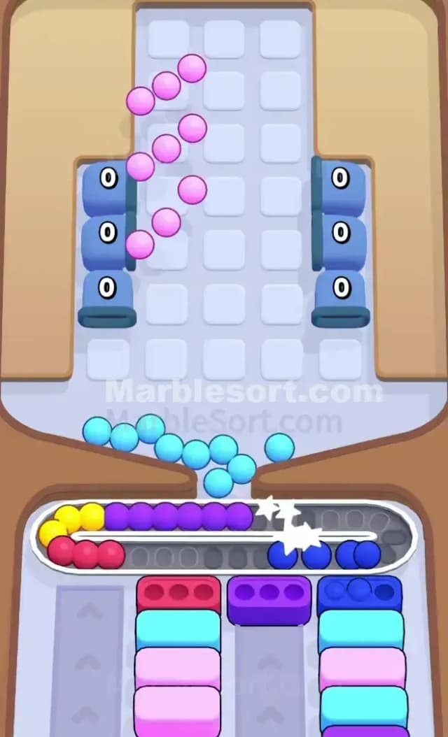 Marble Sort Level 591 Solution 3
