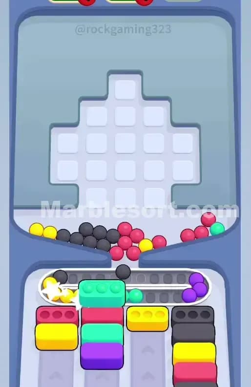 Marble Sort Level 9 Solution 3