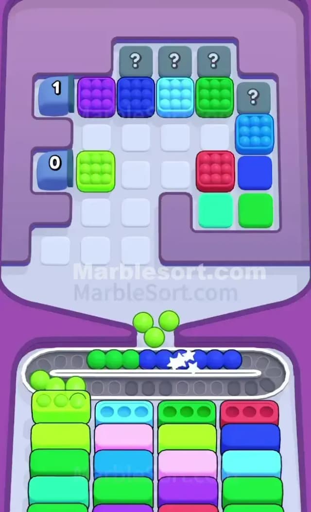 Marble Sort Level 398 Solution 2