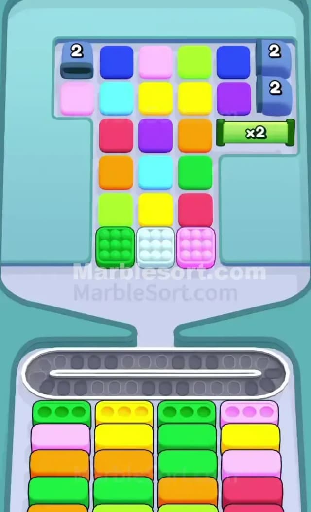 Marble Sort Level 345 Gameplay