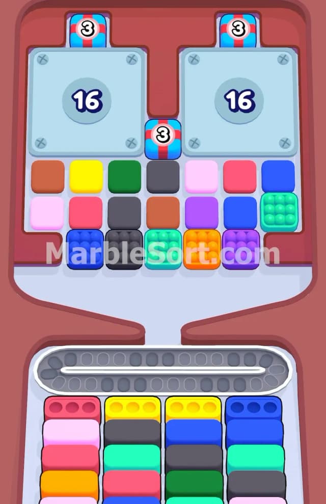 Marble Sort Level 153 Gameplay