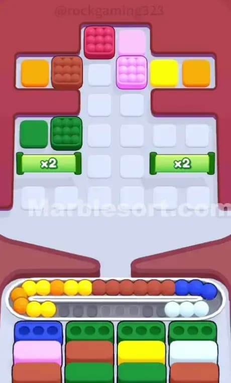Marble Sort Level 72 Solution 2
