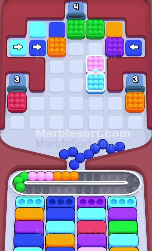 Marble Sort Level 535 Solution 1