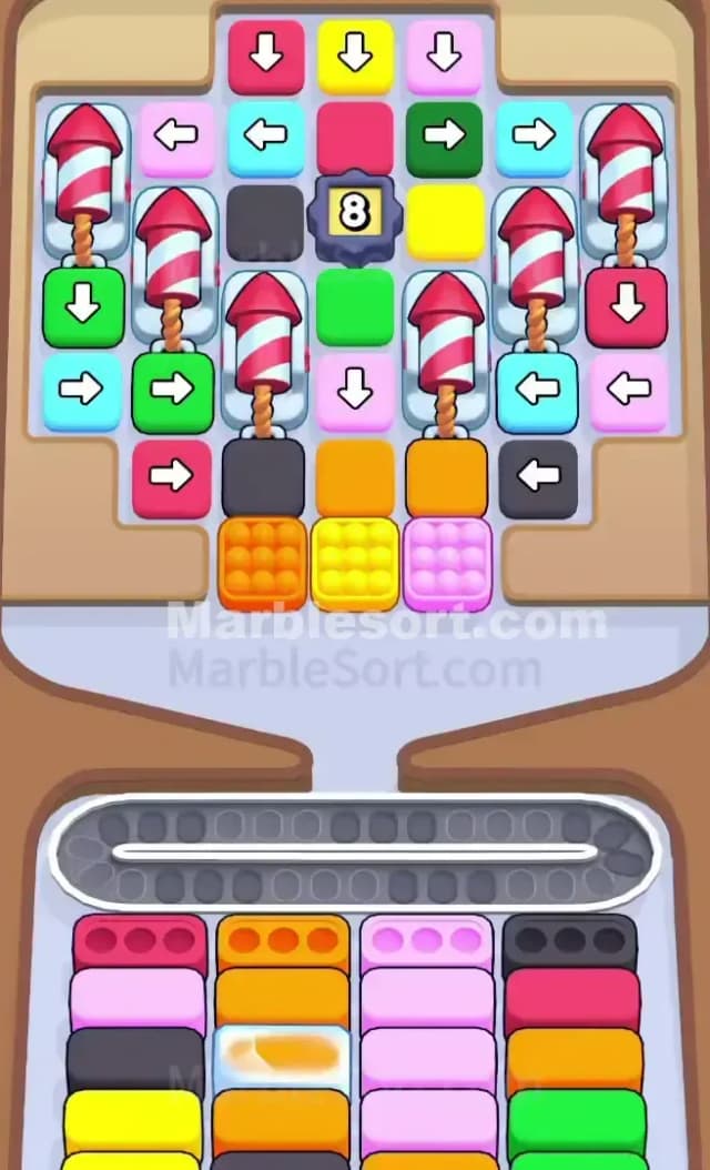 Marble Sort Level 586 Gameplay