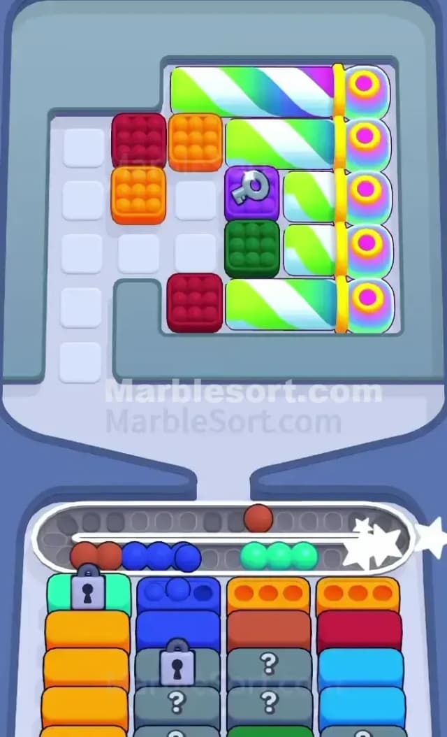 Marble Sort Level 393 Solution 1