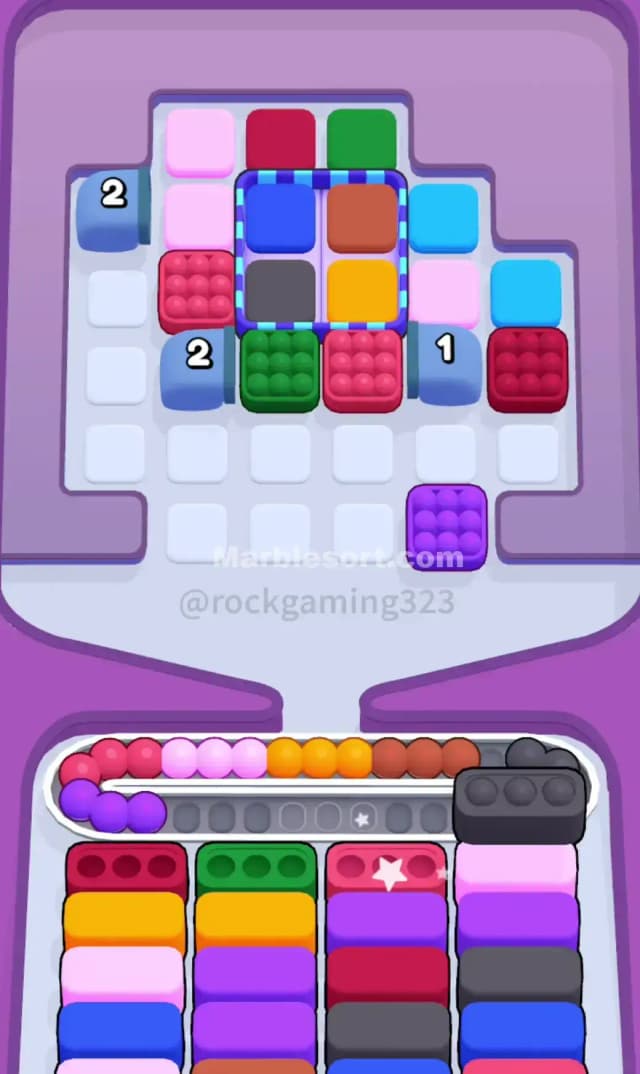 Marble Sort Level 326 Solution 1