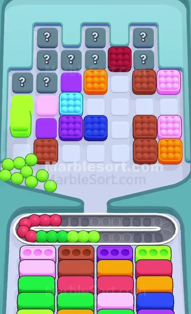 Marble Sort Level 419 Solution 1