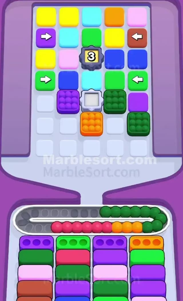 Marble Sort Level 322 Solution 1