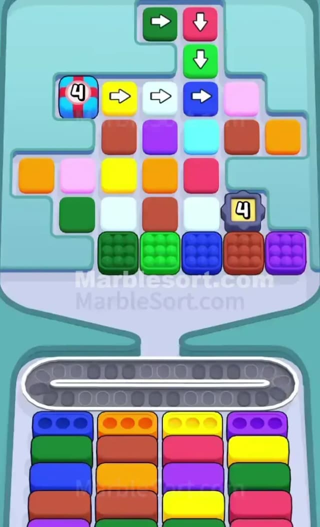 Marble Sort Level 498 Gameplay