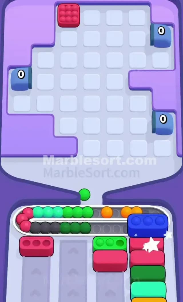 Marble Sort Level 296 Solution 3