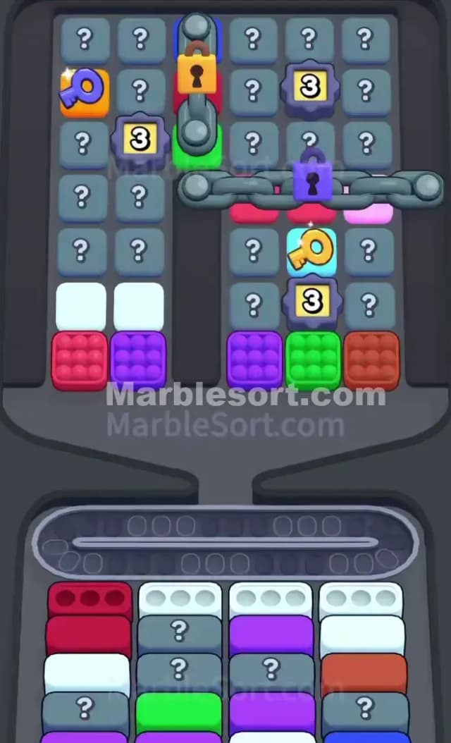 Marble Sort Level 614 Gameplay