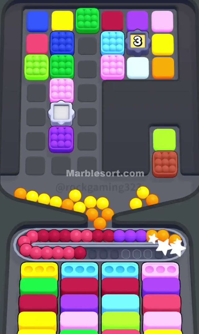 Marble Sort Level 327 Solution 1
