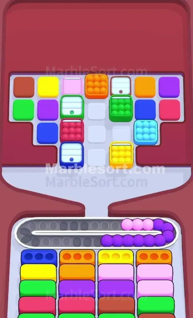 Marble Sort Level 382 Solution 1