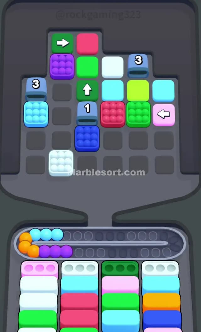 Marble Sort Level 57 Solution 1