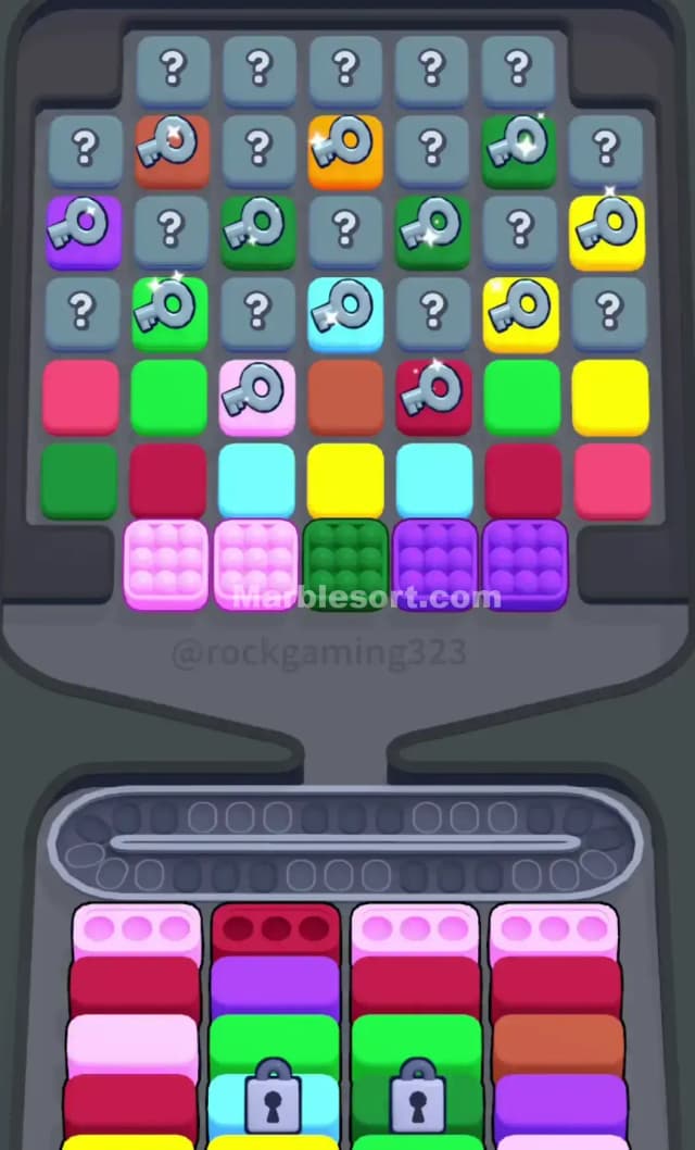 Marble Sort Level 154 Gameplay