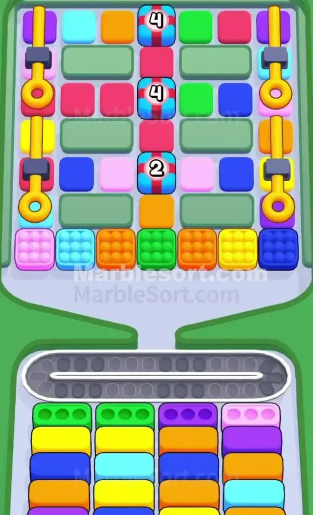 Marble Sort Level 495 Gameplay