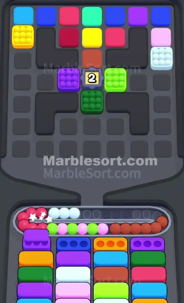 Marble Sort Level 470 Solution 2