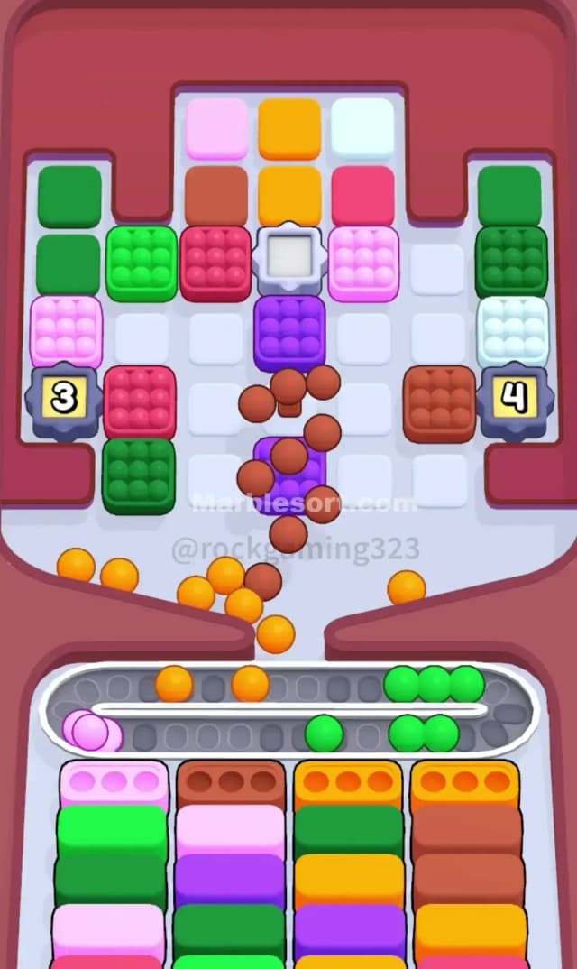 Marble Sort Level 379 Solution 1