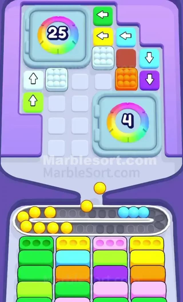 Marble Sort Level 451 Solution 1