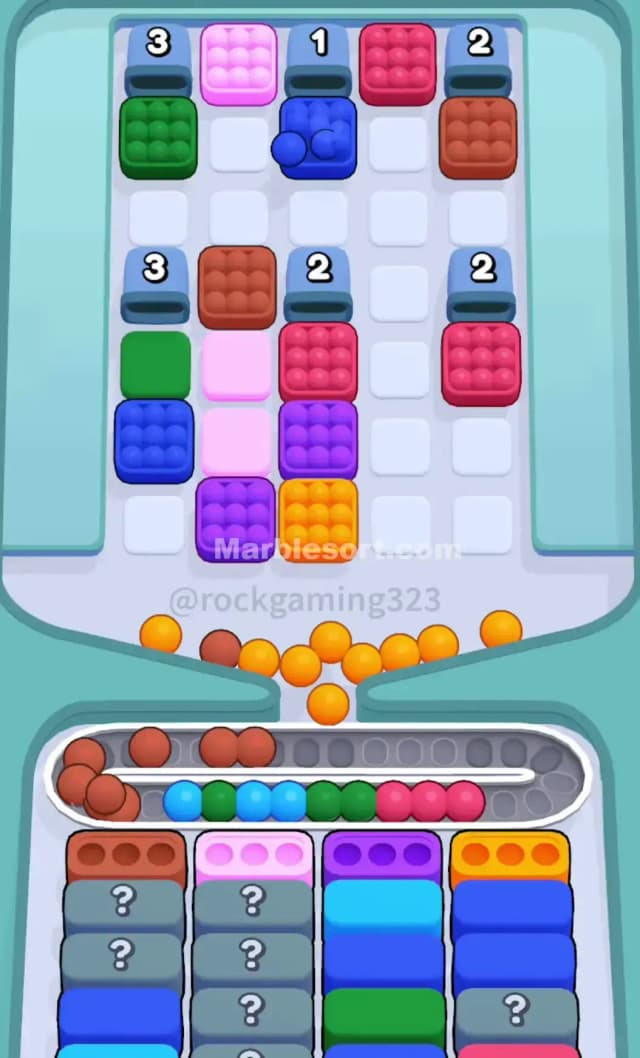Marble Sort Level 111 Solution 1