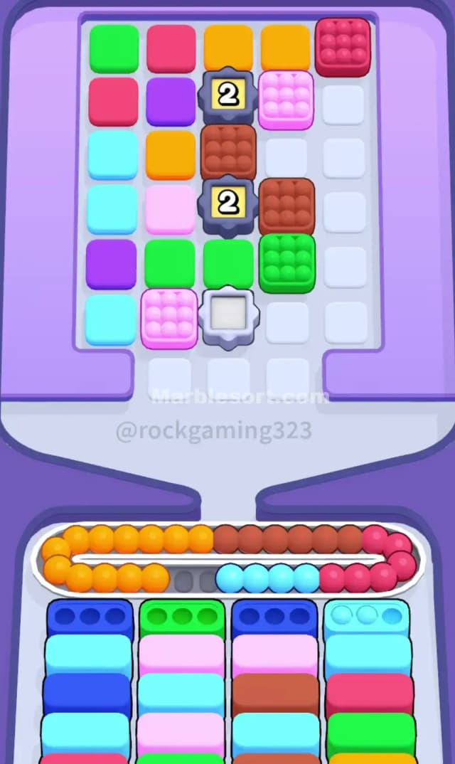 Marble Sort Level 365 Solution 1