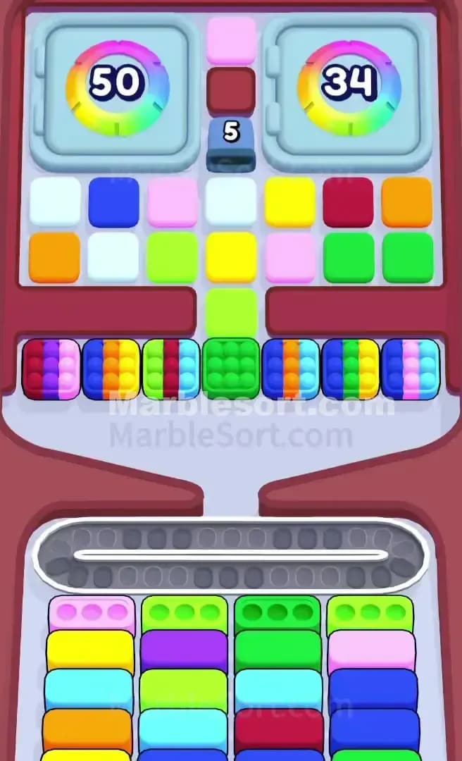 Marble Sort Level 376 Screenshot