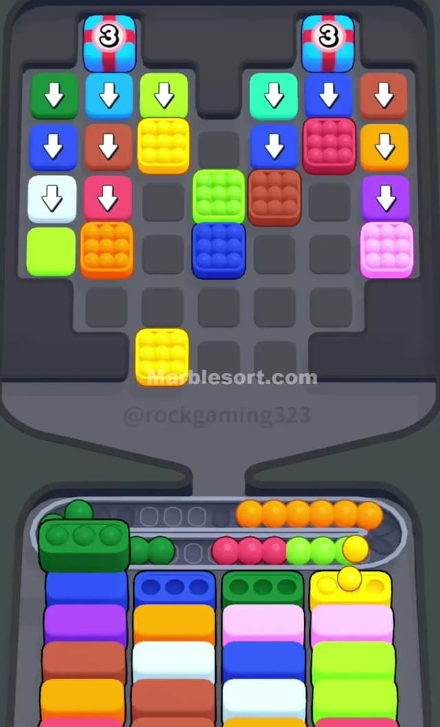 Marble Sort Level 110 Solution 1