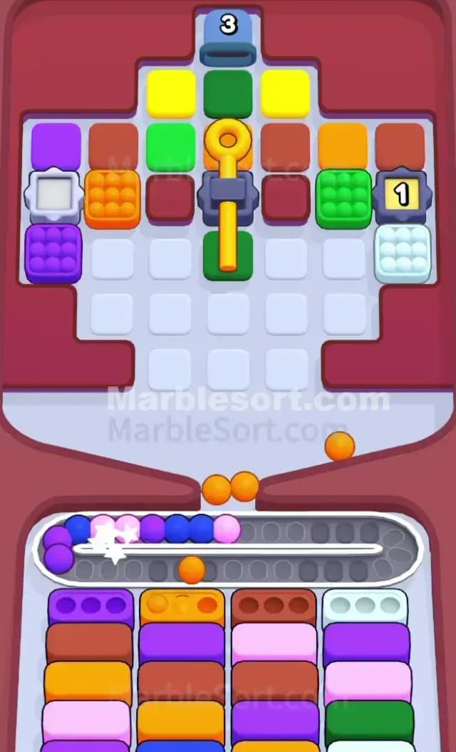Marble Sort Level 608 Solution 1