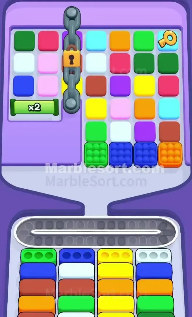 Marble Sort Level 295 Screenshot