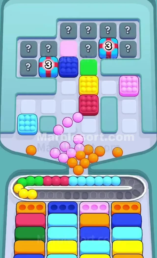 Marble Sort Level 575 Solution 1
