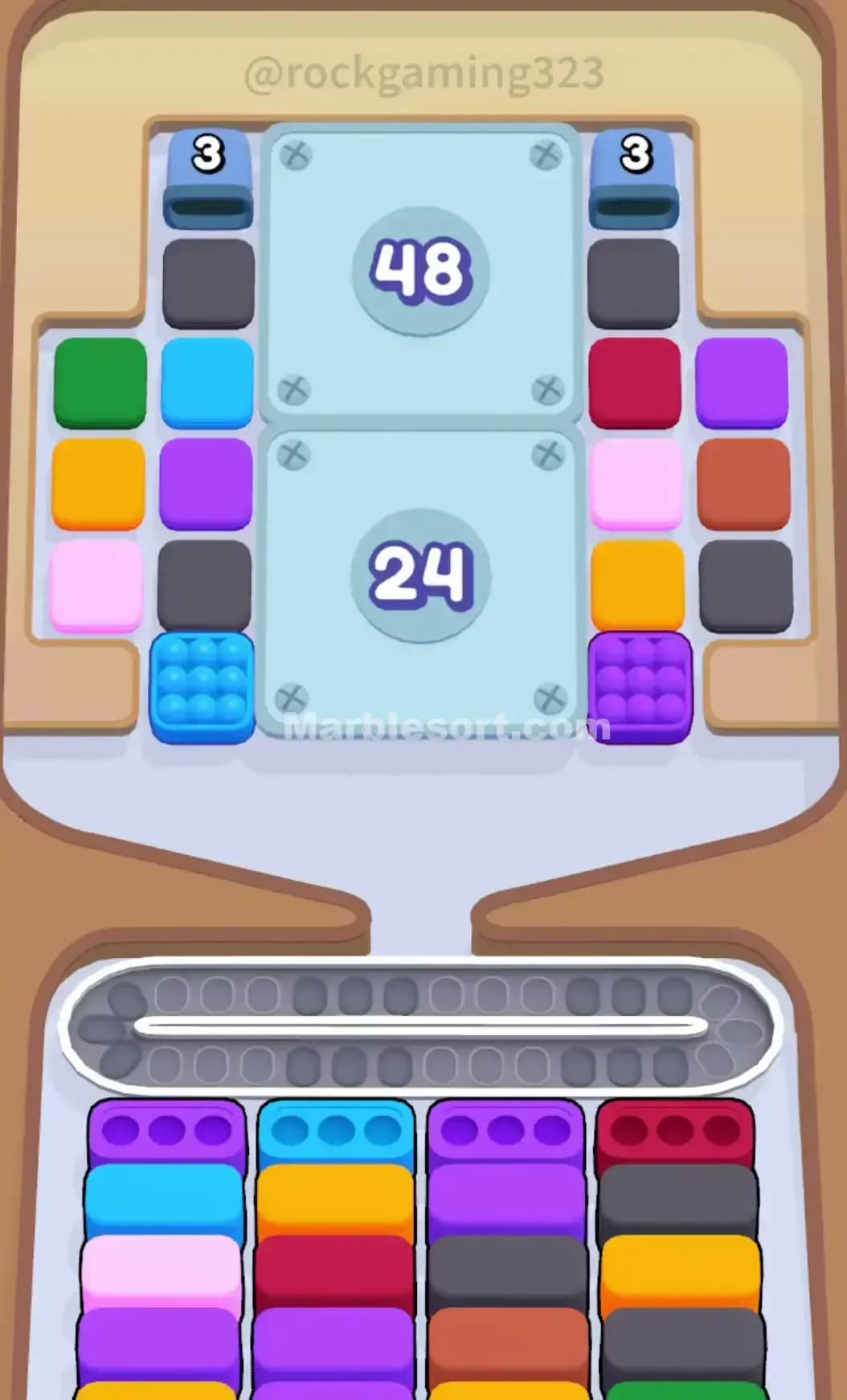 Marble Sort Level 128 Screenshot