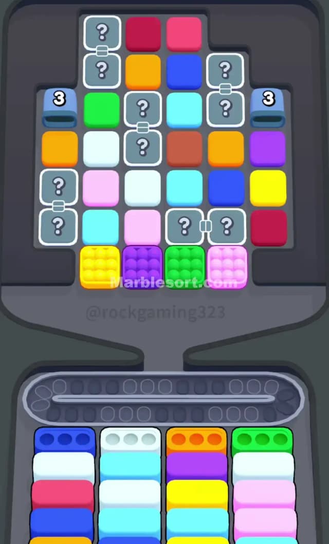 Marble Sort Level 100 Gameplay