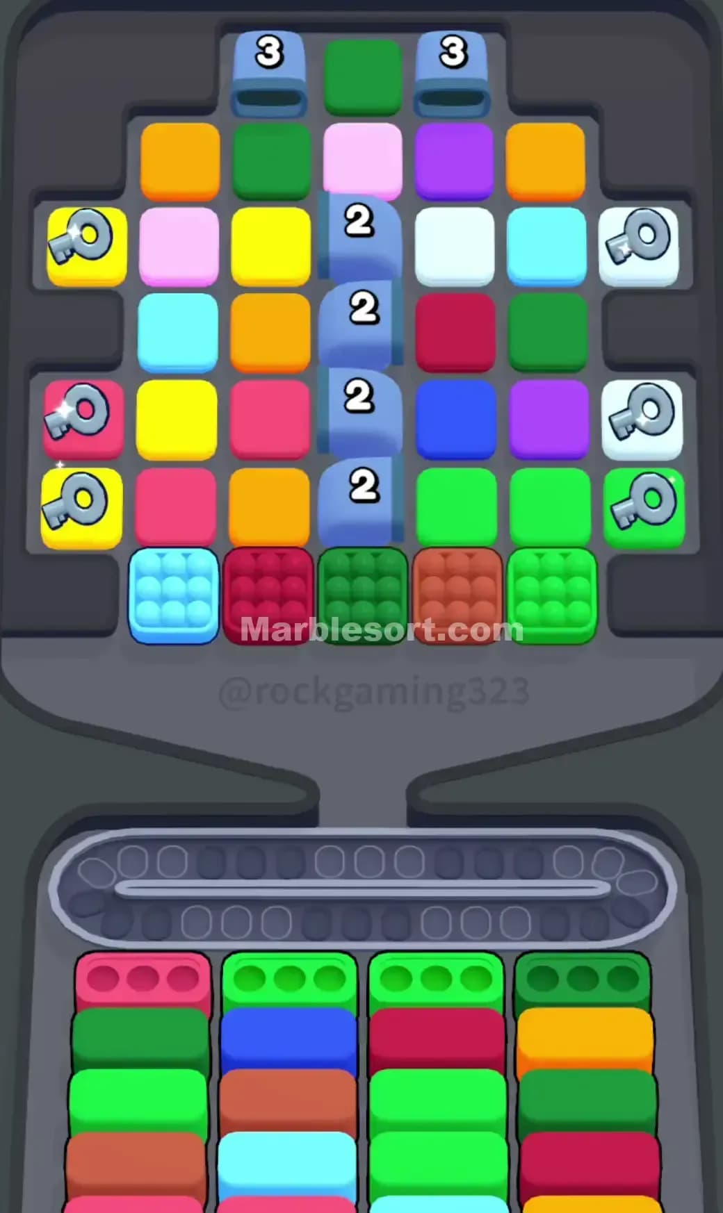 Marble Sort Level 294 Screenshot