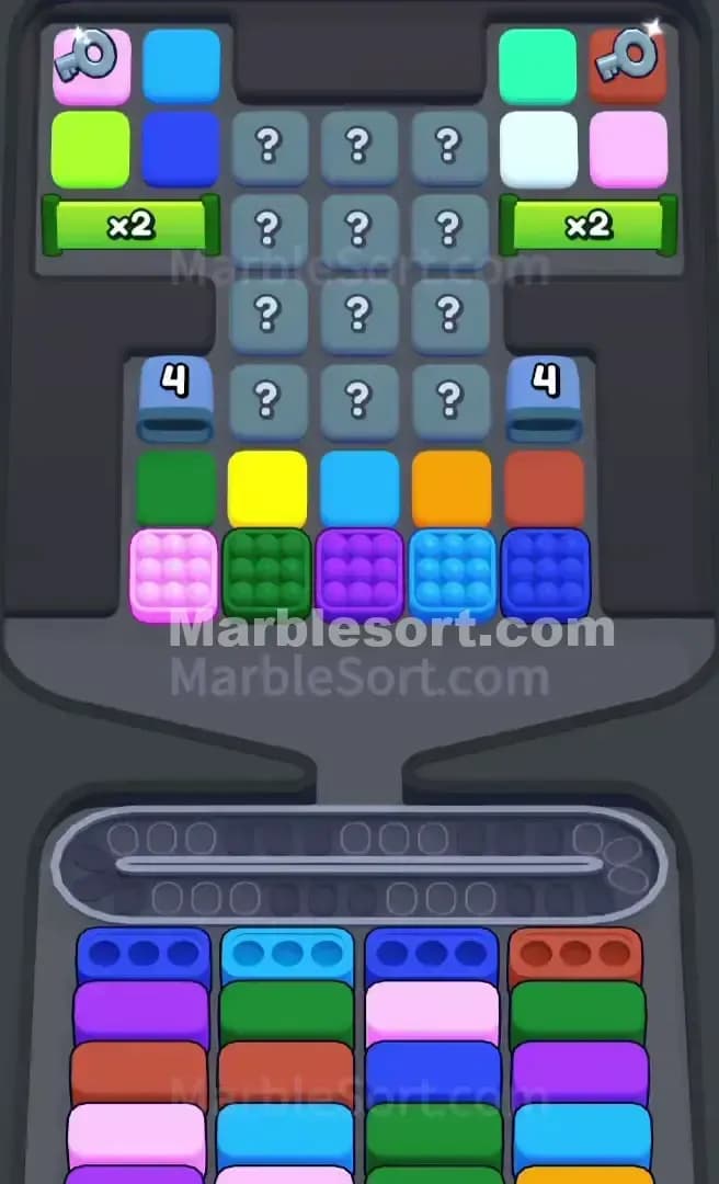 Marble Sort Level 354 Screenshot