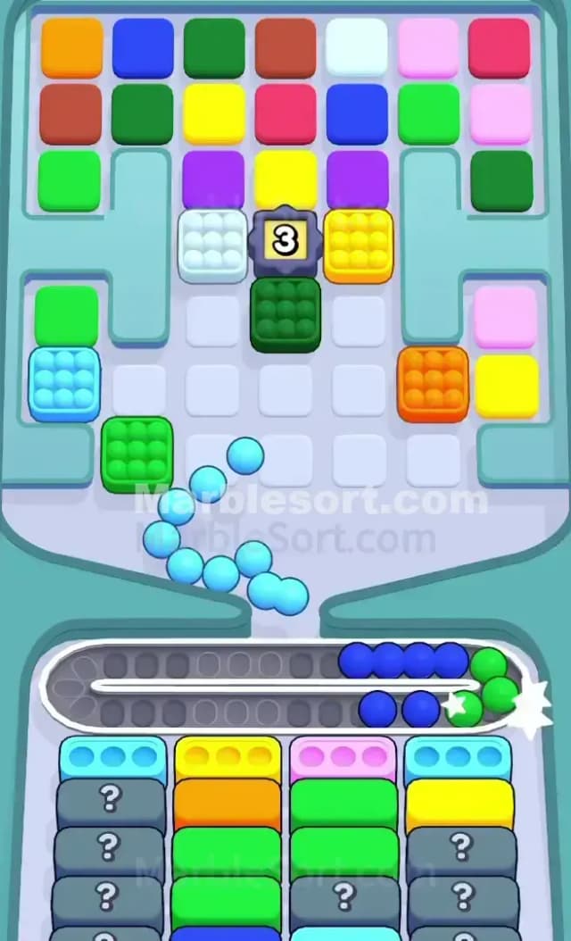 Marble Sort Level 659 Solution 1