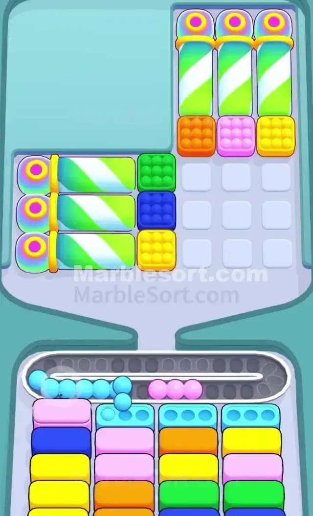Marble Sort Level 343 Solution 1