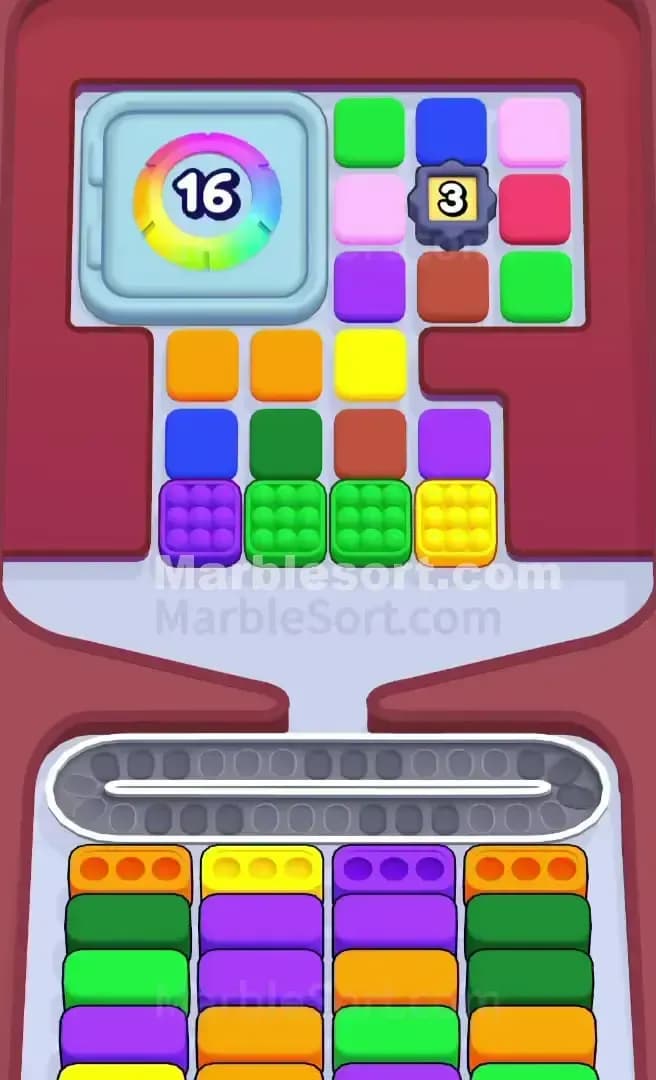 Marble Sort Level 616 Screenshot