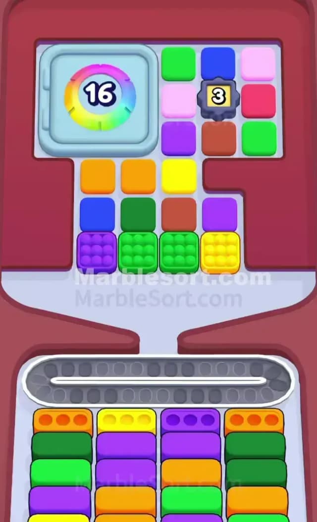 Marble Sort Level 616 Gameplay