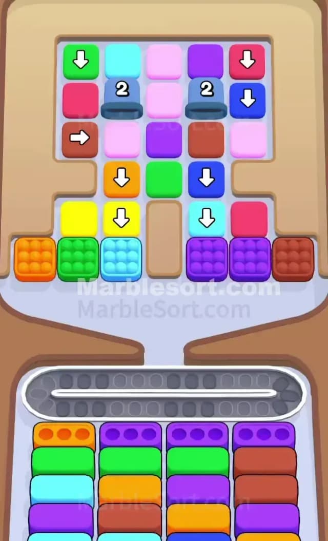 Marble Sort Level 665 Gameplay
