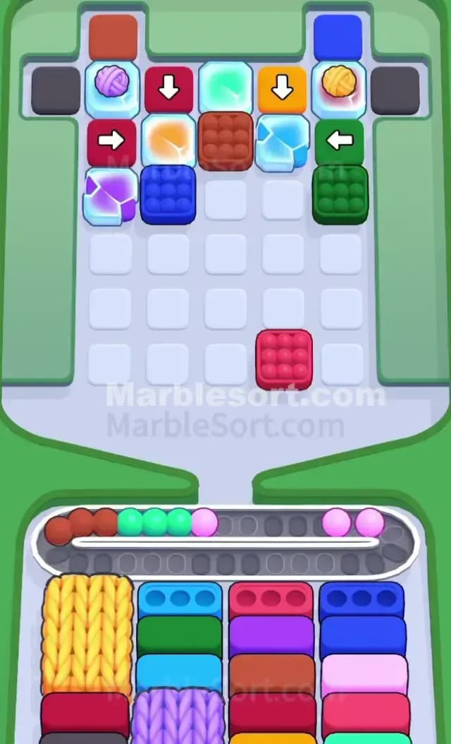 Marble Sort Level 718 Solution 1