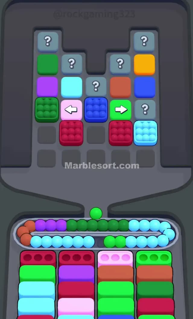 Marble Sort Level 54 Solution 1