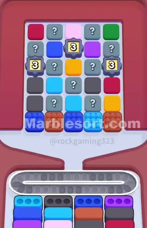 Marble Sort Level 385 Solution 1