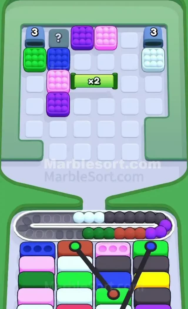 Marble Sort Level 332 Solution 2