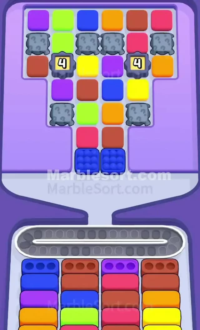 Marble Sort Level 445 Gameplay